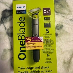 Philips OneBlade 360 Trimmer - Green and Black